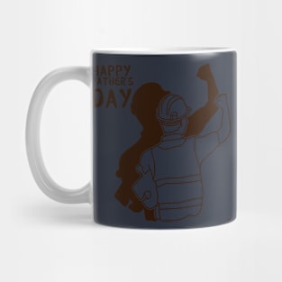 illustration of workers  for fathers day theme Mug